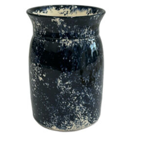 Vintage Picket Pottery New Baltimore NY Stoneware Utensil Holder